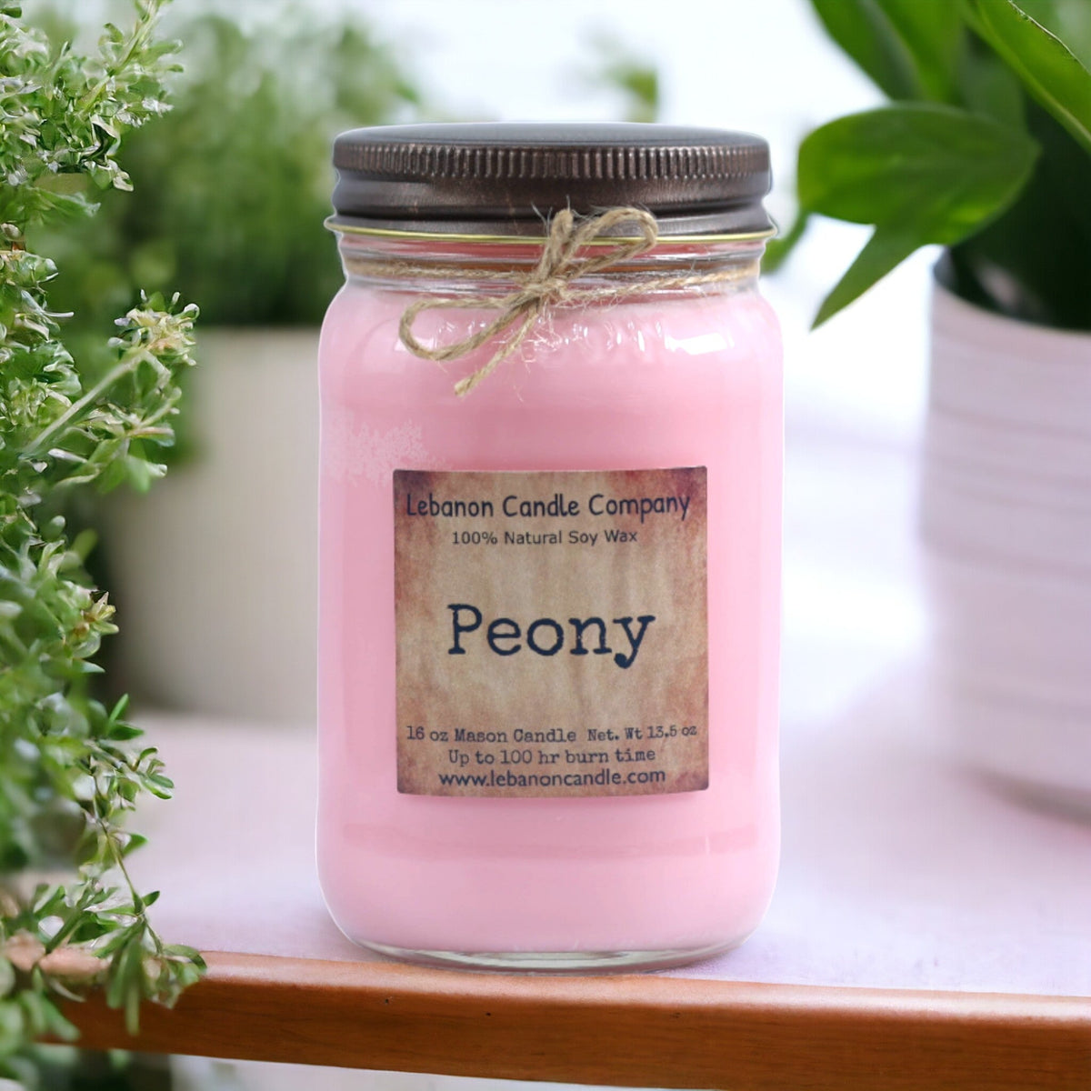 Peony Candle