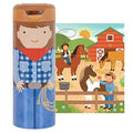 Petit Collage Tin Canister Jigsaw Puzzle — 64 Pieces, Ages 4+