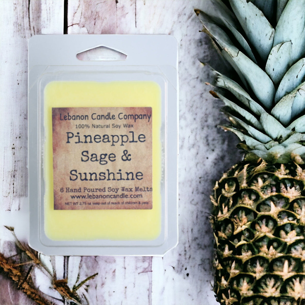 Pineapple Sage & Sunshine Wax Melt