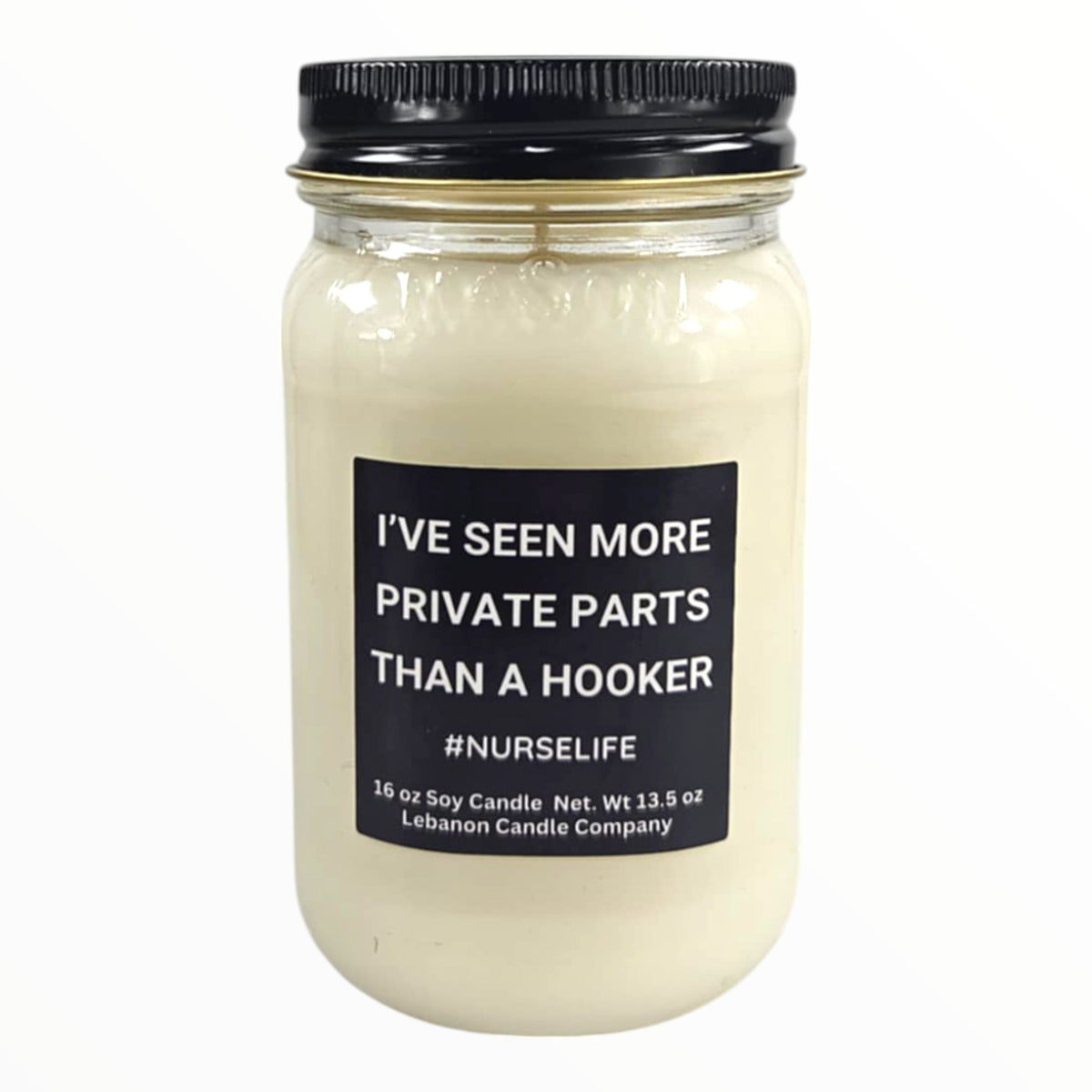 More Private Parts Than A Hooker Funny Nurse Candle
