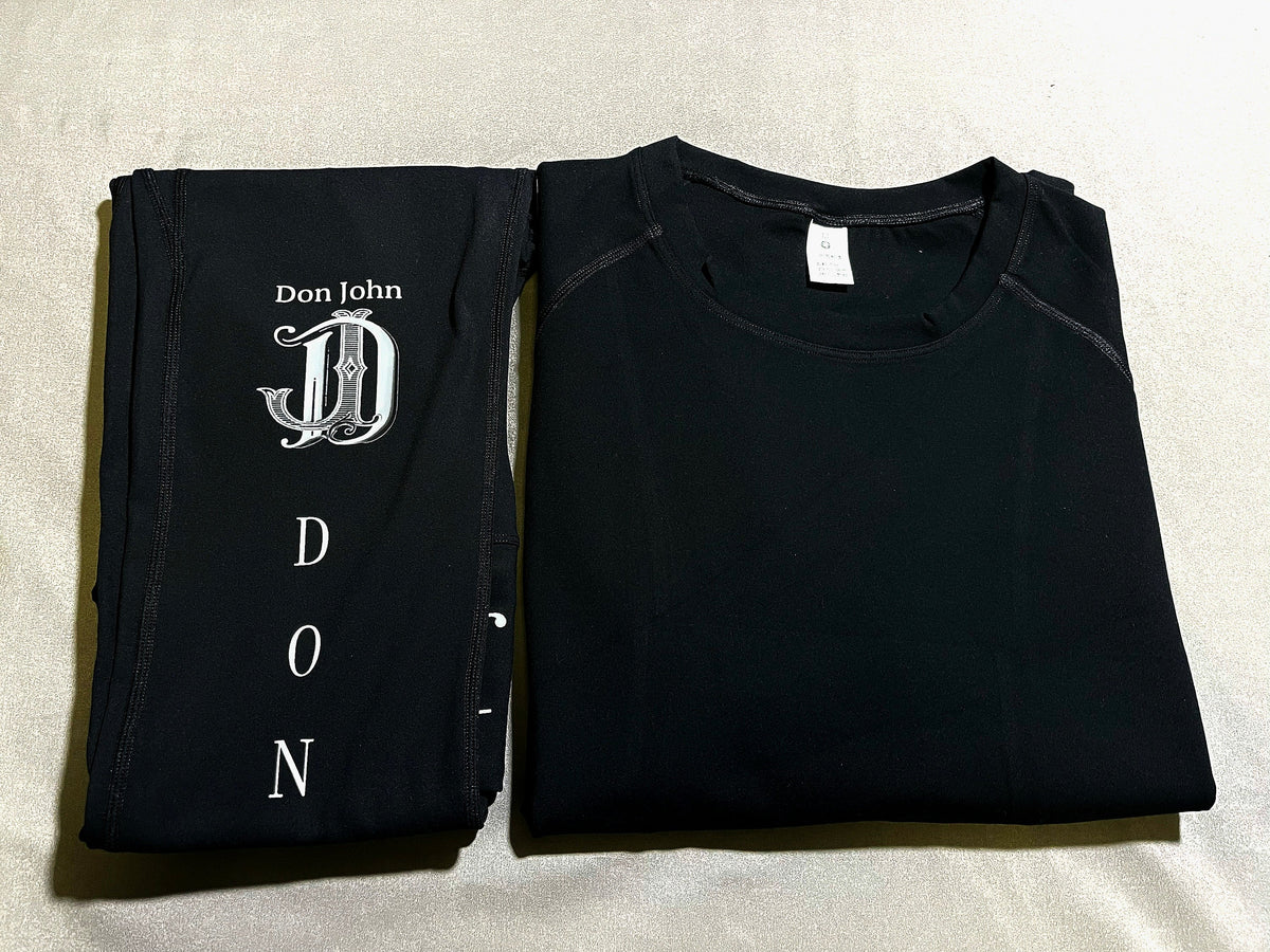 DON JOHN Yoga Pants & Top Women's