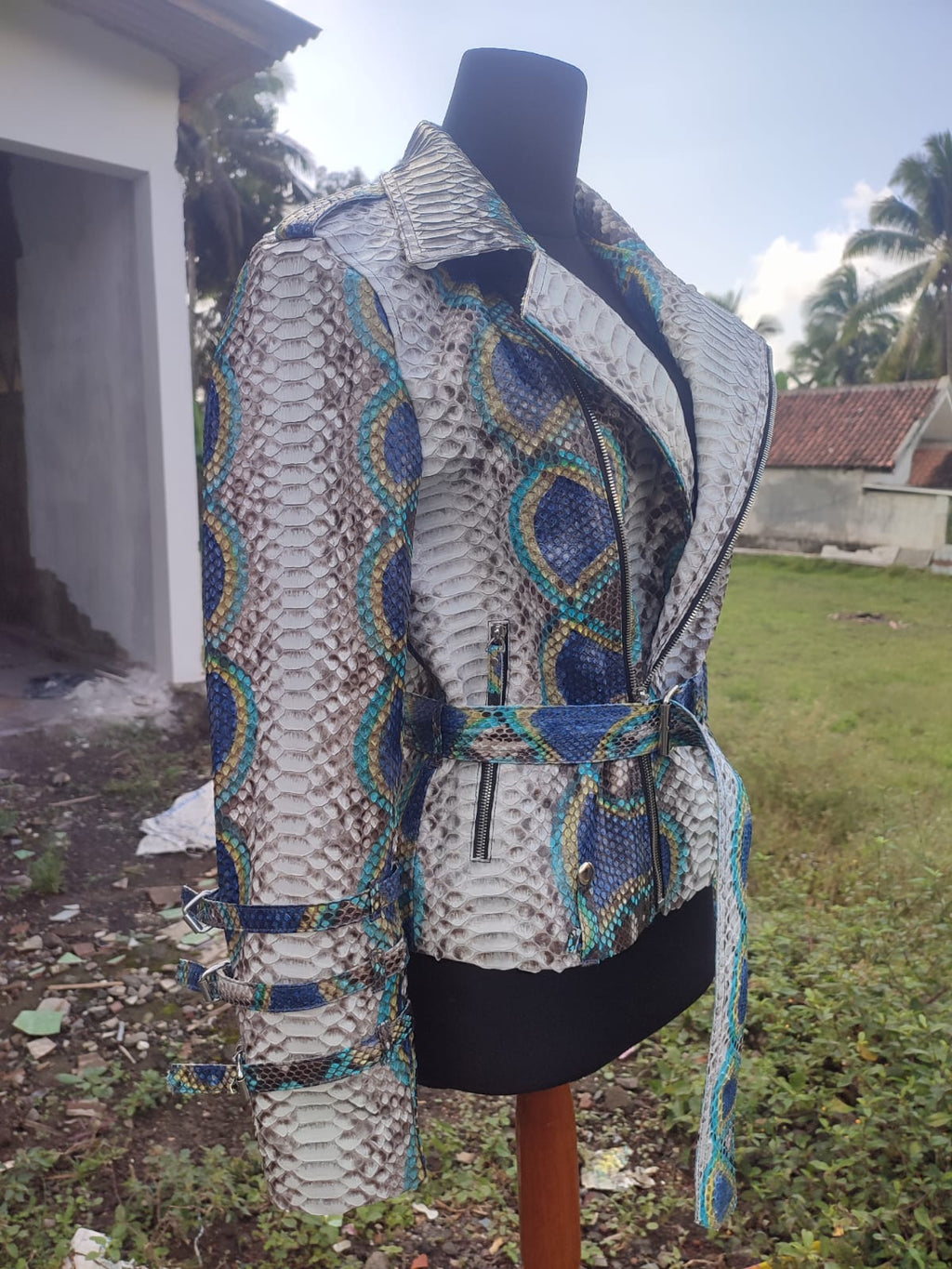Python Jacket Handmade With Silk Liner