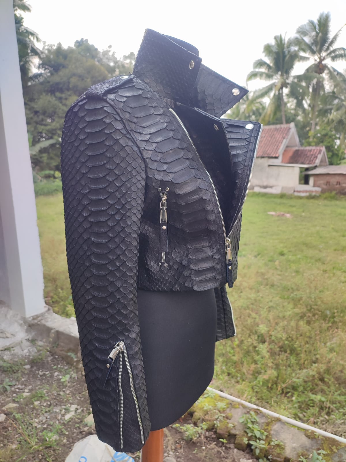 Python Jacket Handmade With Silk Liner