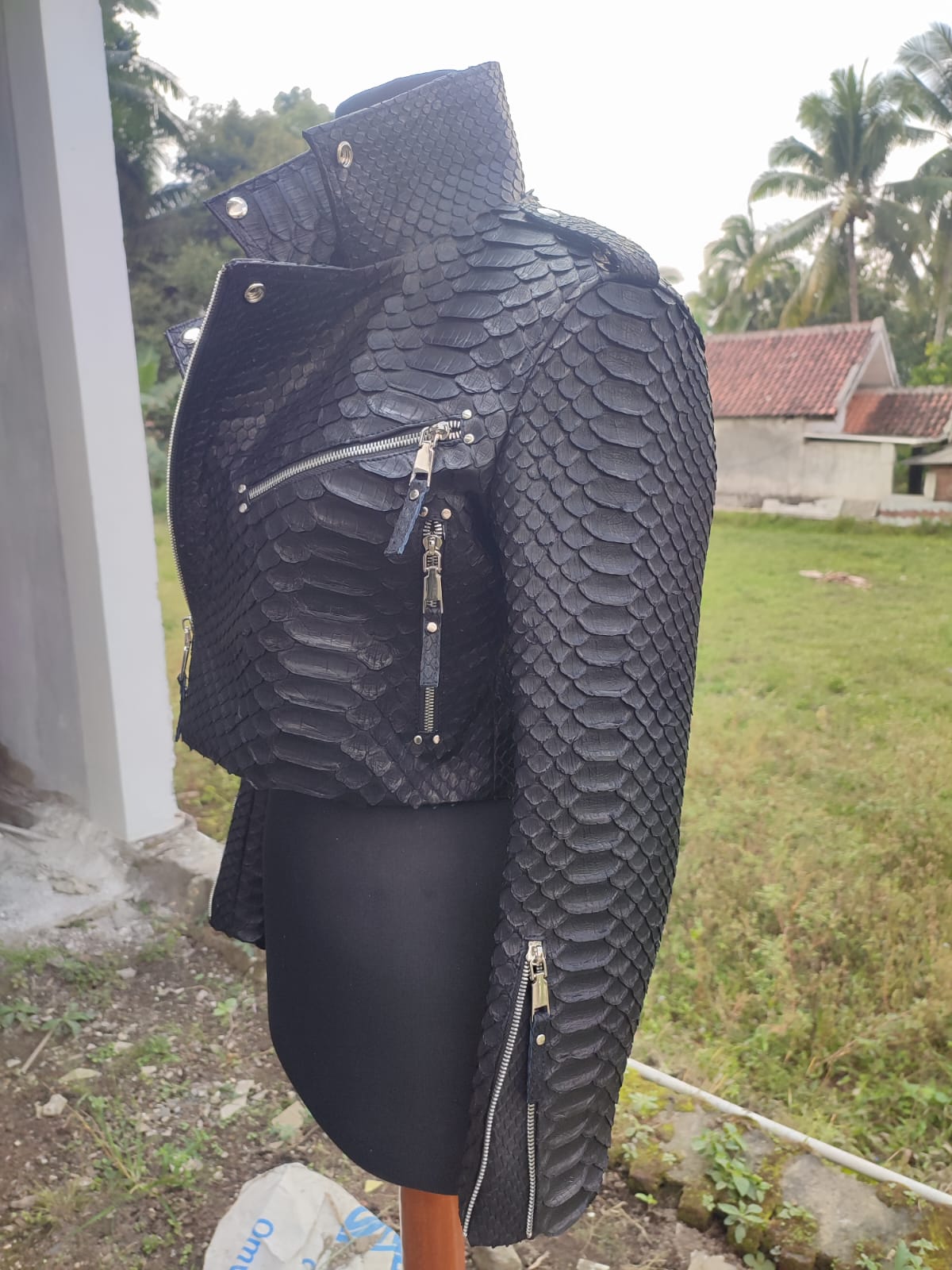 Python Jacket Handmade With Silk Liner