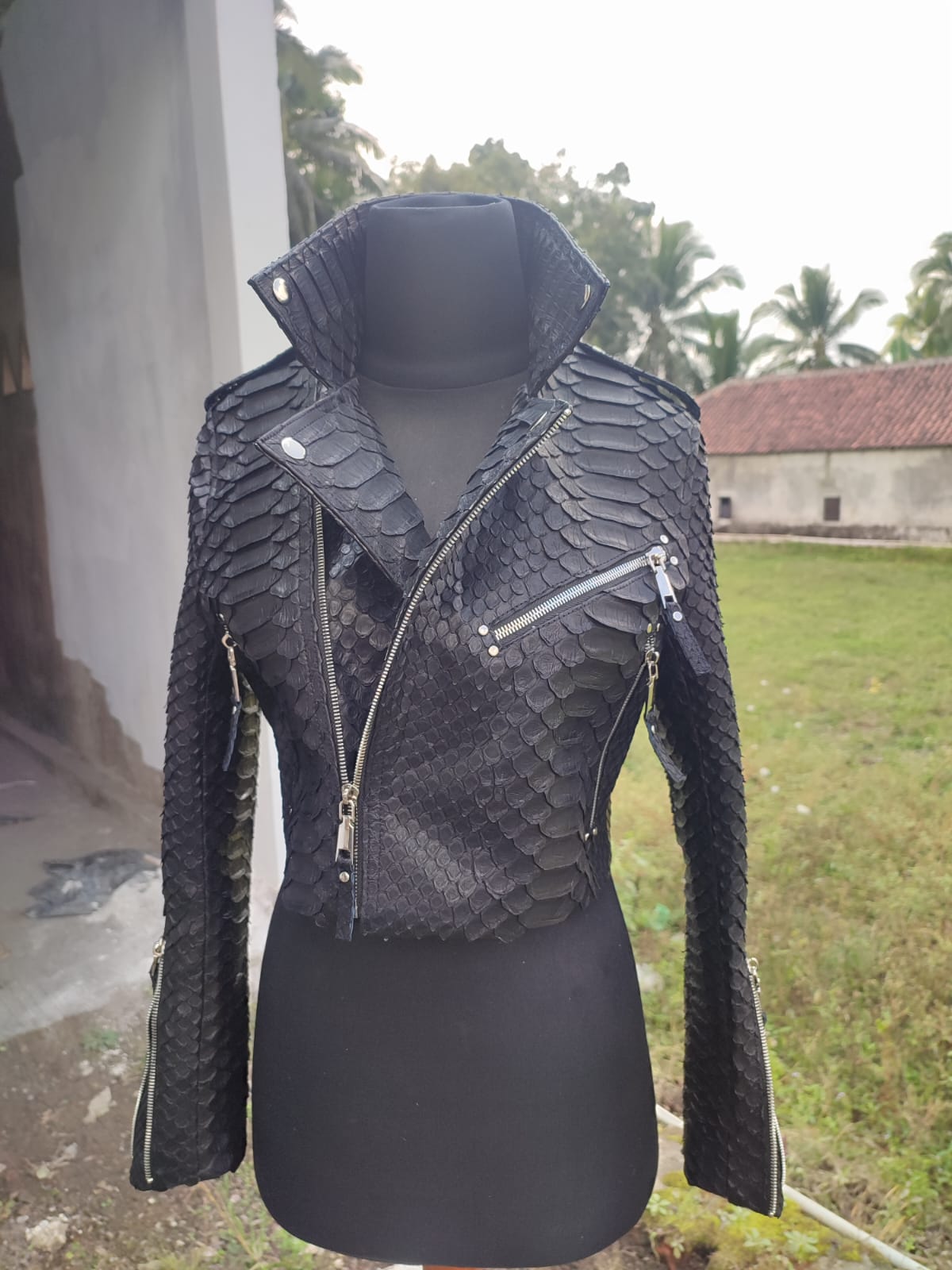Python Jacket Handmade With Silk Liner
