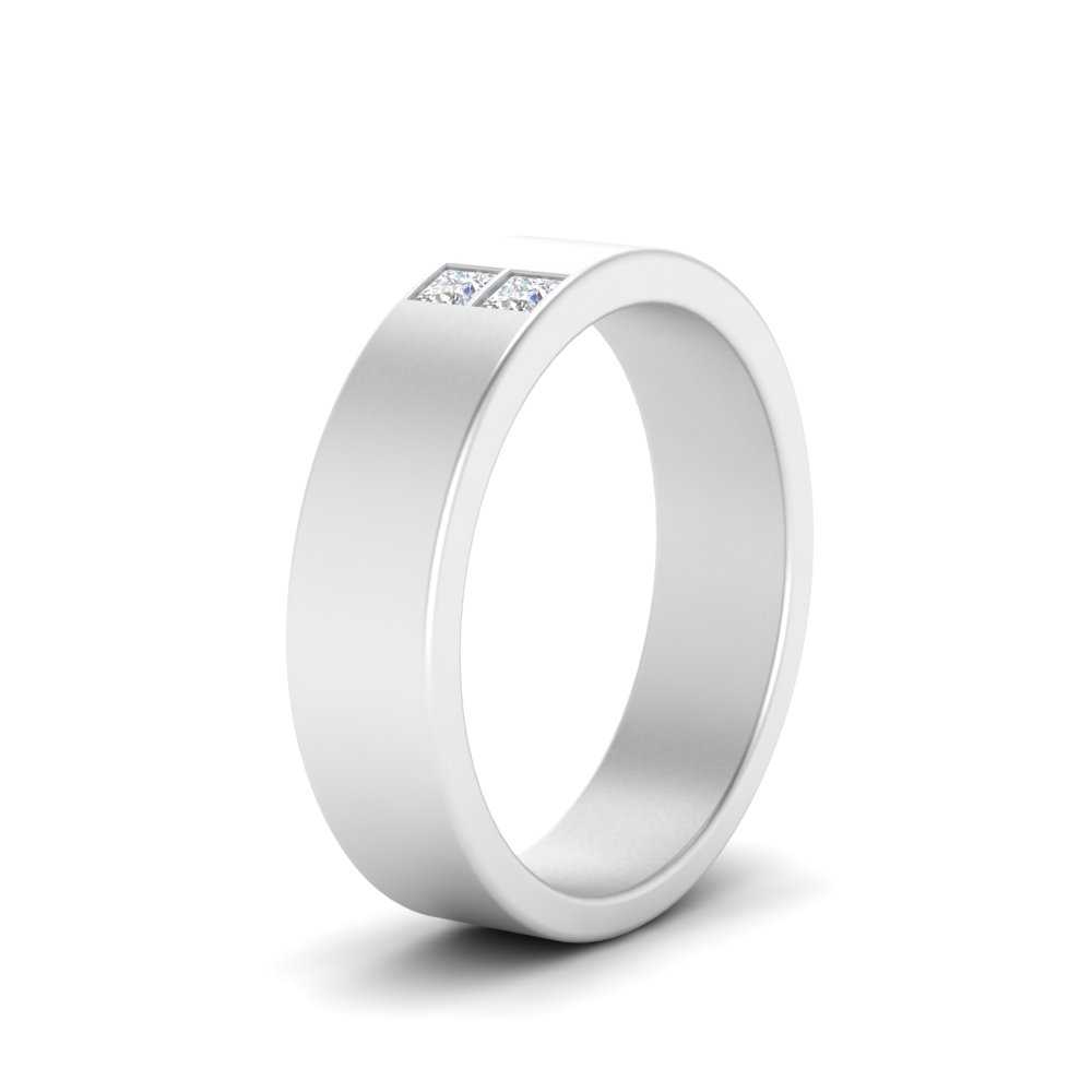 Square Diamond Mens Band