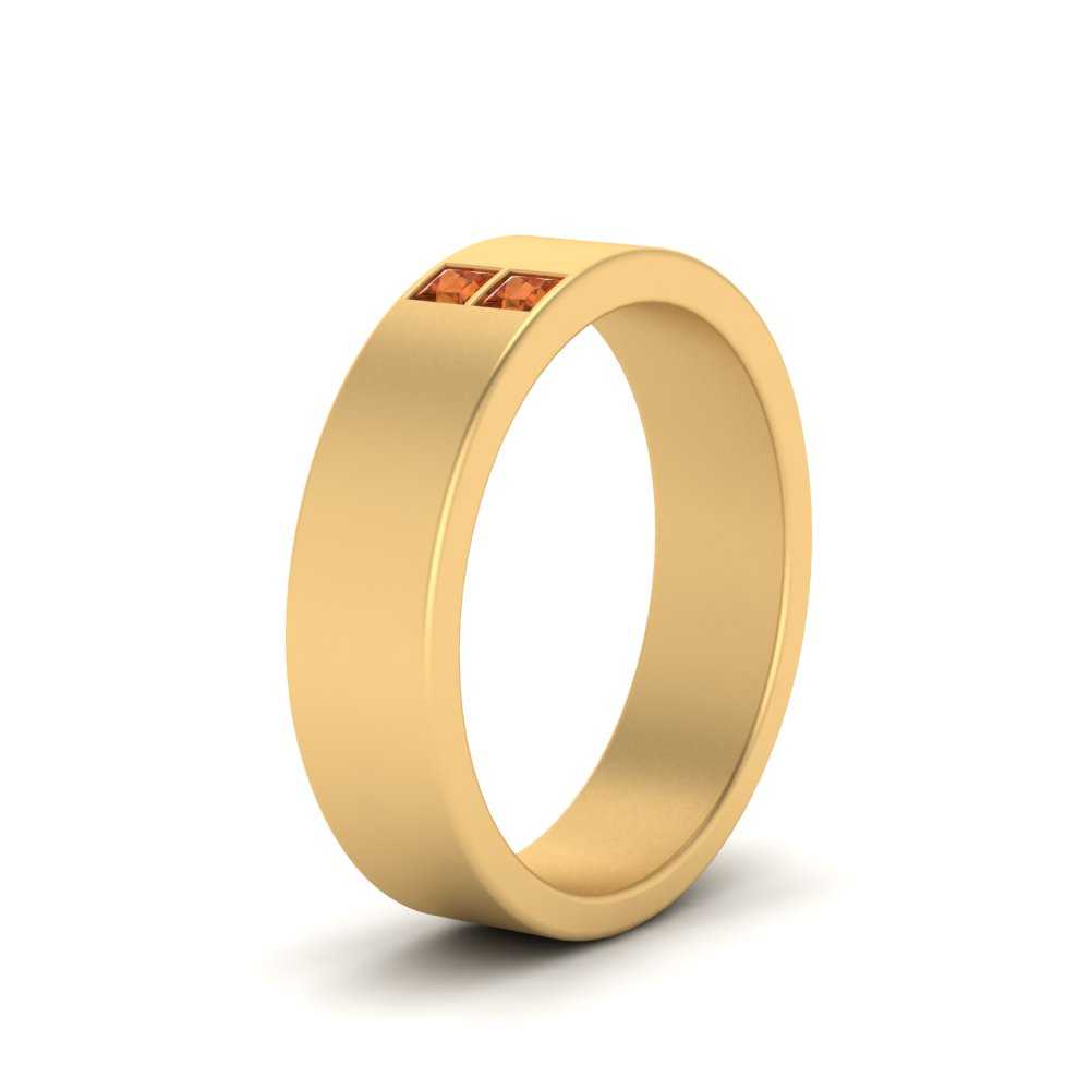 Square Diamond Mens Band
