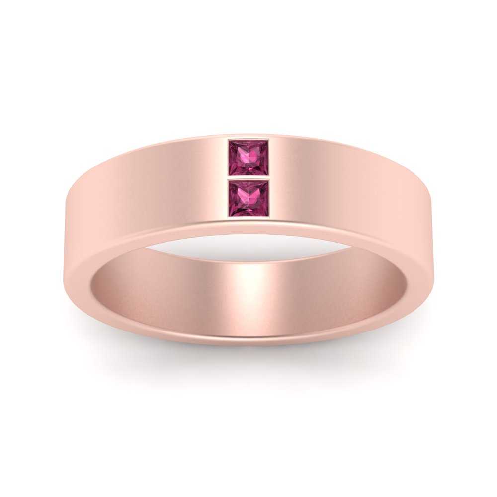 Square Diamond Mens Band