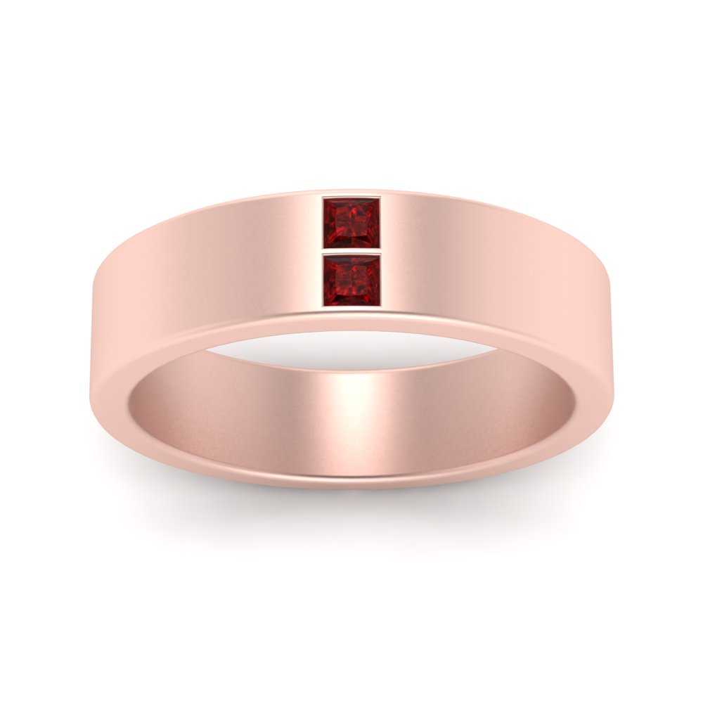 Square Diamond Mens Band