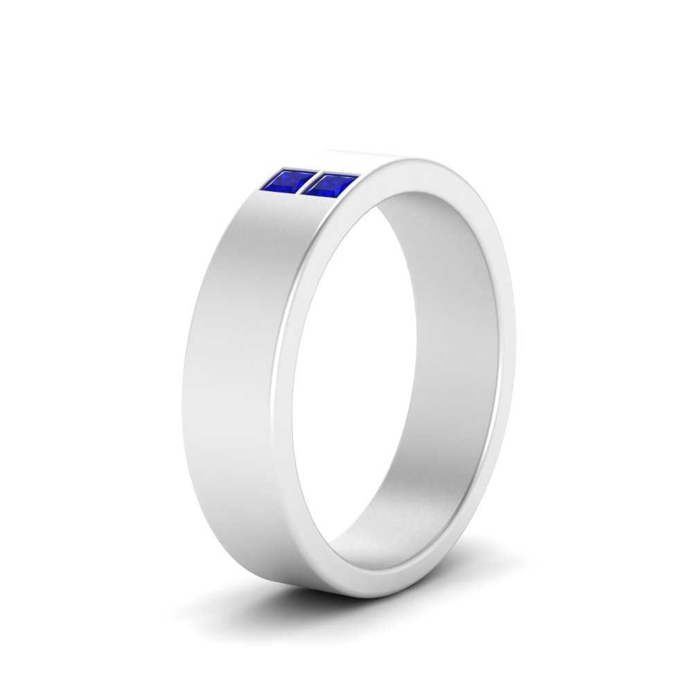 Square Diamond Mens Band