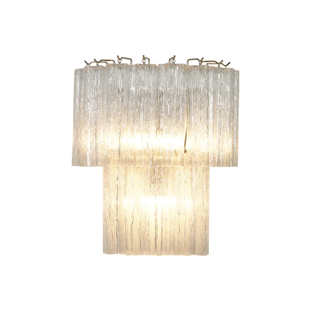 Star Shaped Transparent Glass Wall Lamp