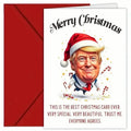 Trump Themed Christmas Greeting Card with Envelope