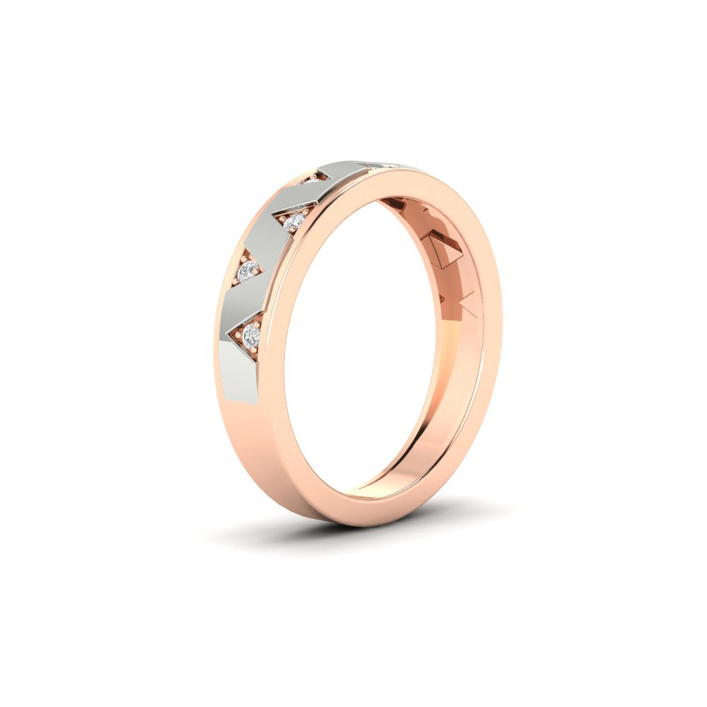 Two Tone Male Wedding Band
