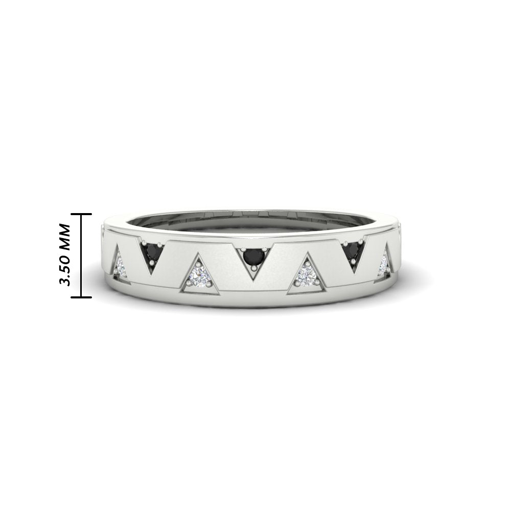 Two Tone Male Wedding Band