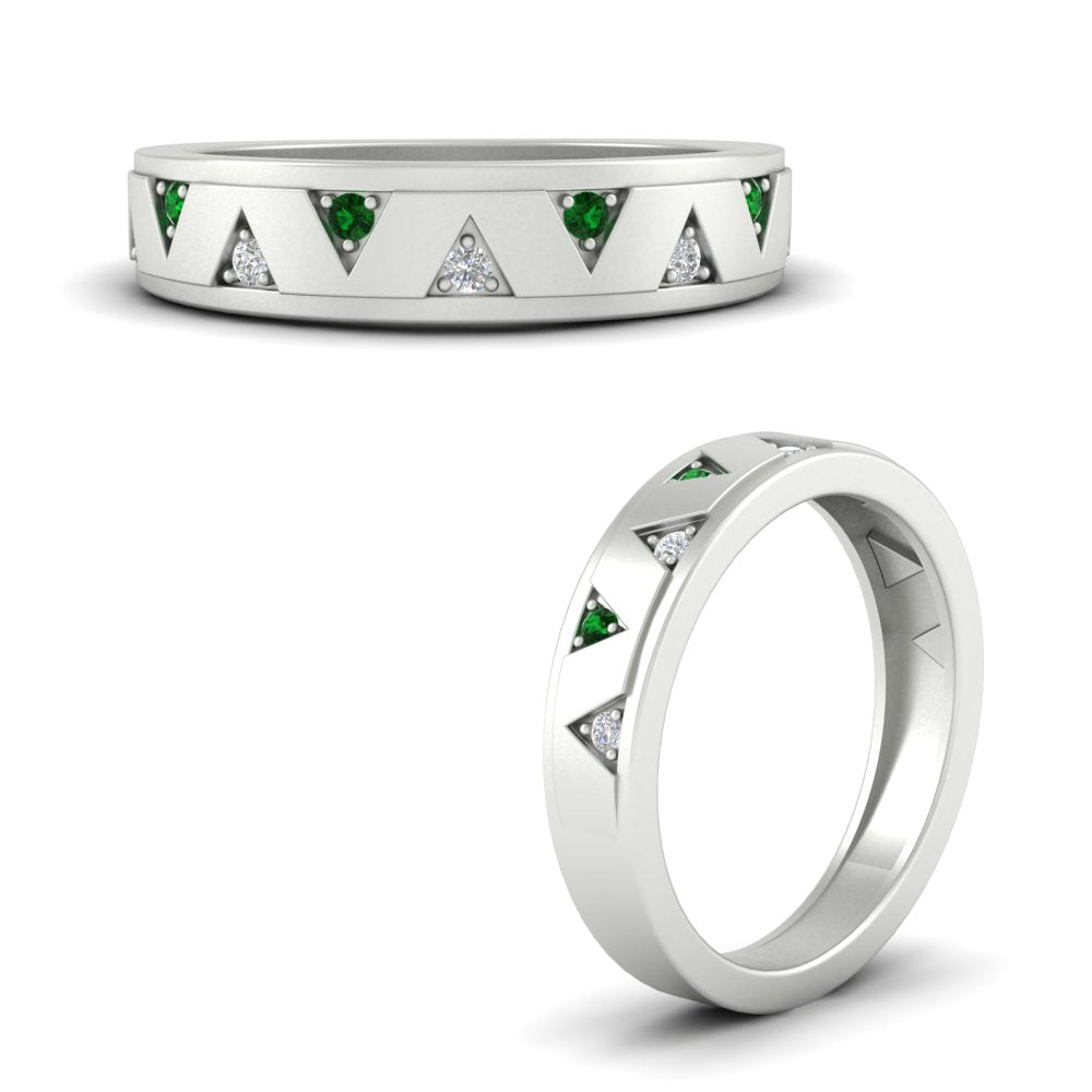 Two Tone Male Wedding Band