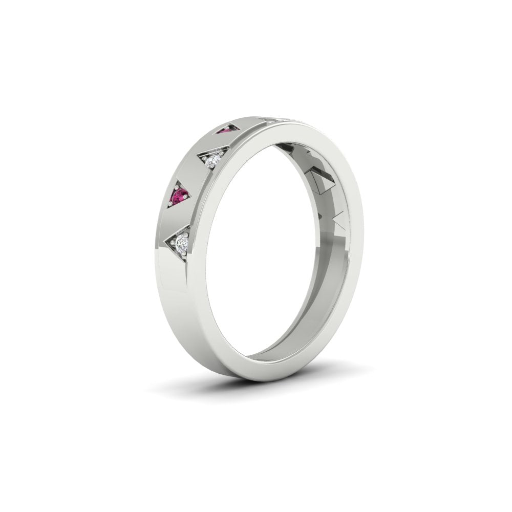 Two Tone Male Wedding Band