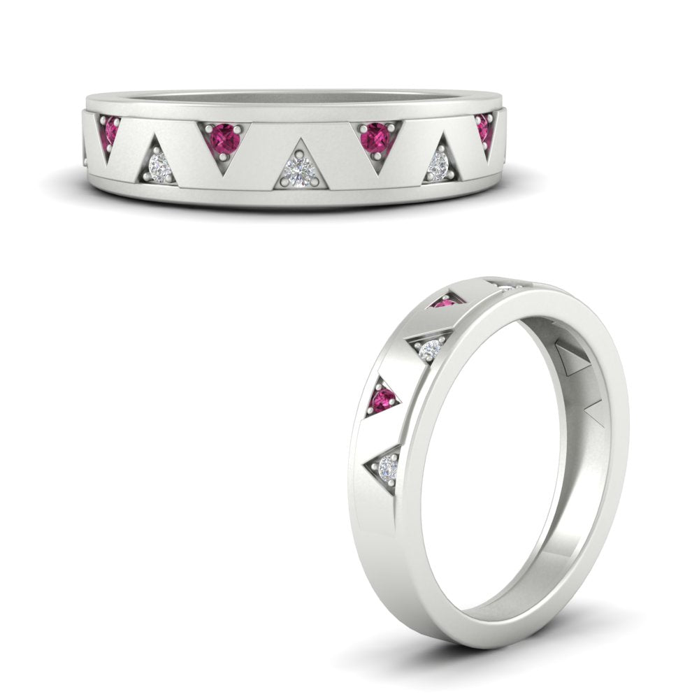 Two Tone Male Wedding Band