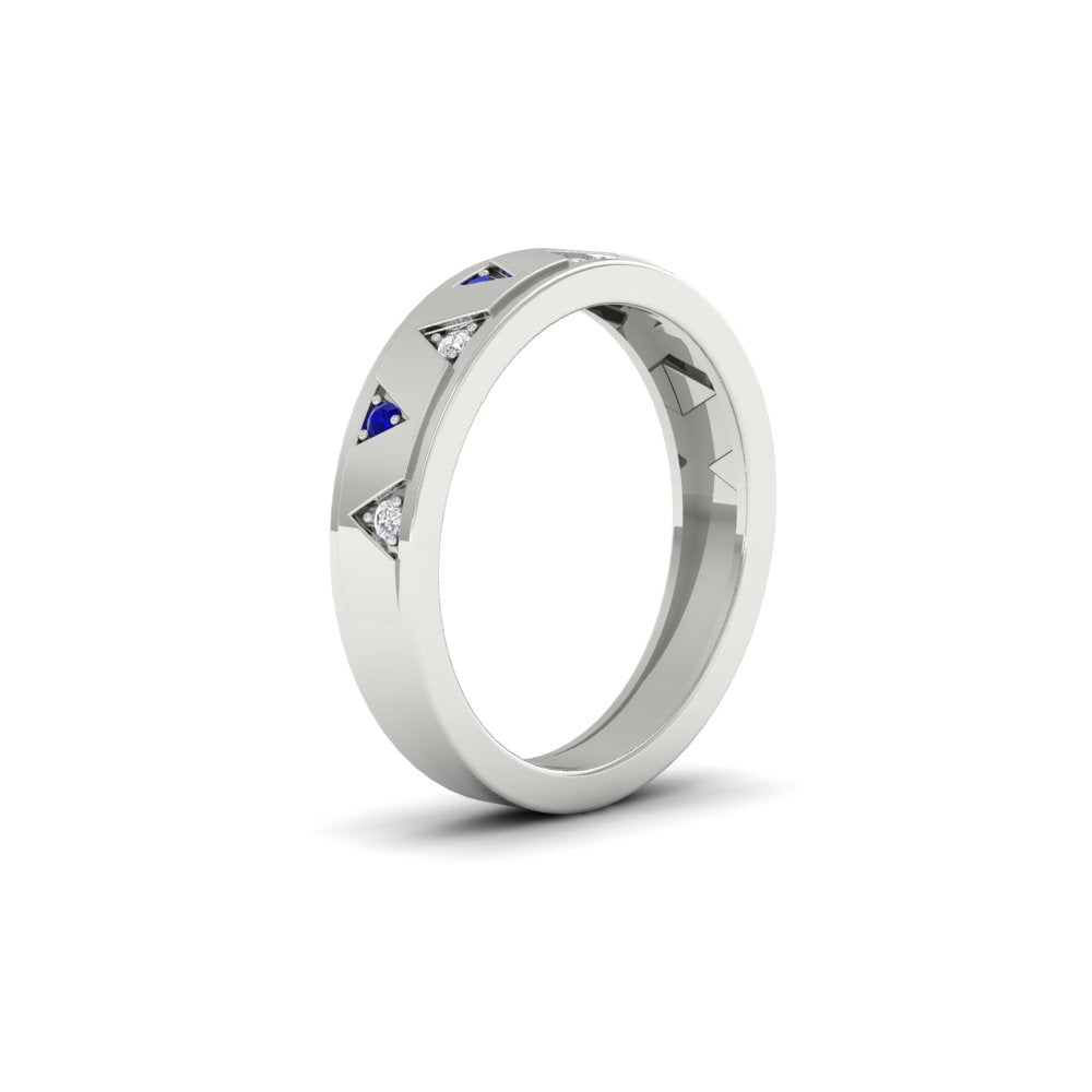 Two Tone Male Wedding Band