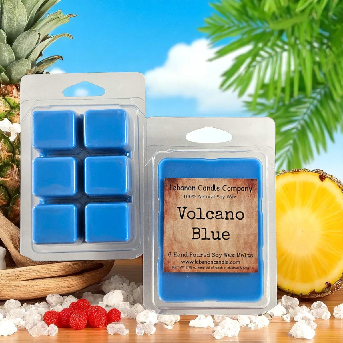 Volcano Blue Wax Melt
